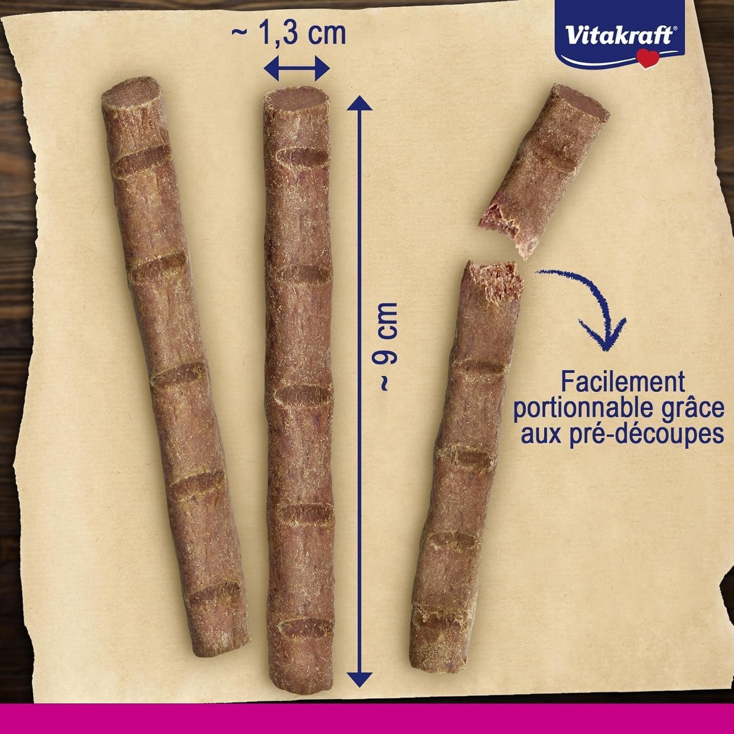 VITAKRAFT - Friandises Chat « Cat-Stick Mini » - Au Poulet et Herbe à Chat - Alimentation Pour Chat - Lot de 20 Sachets Fraîcheur De 3 Bâtonnets De 6 g – Image 3