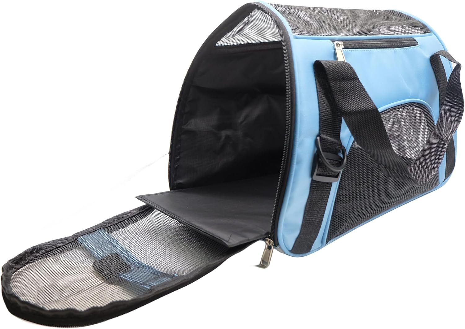 ZvoanSem – Sac de transport pour petit chat, chaton, chiot, petit chien, approuvé par les compagnies aériennes (taille S, bleu) – Image 5