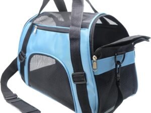 ZvoanSem – Sac de transport pour petit chat, chaton, chiot, petit chien, approuvé par les compagnies aériennes (taille S, bleu)