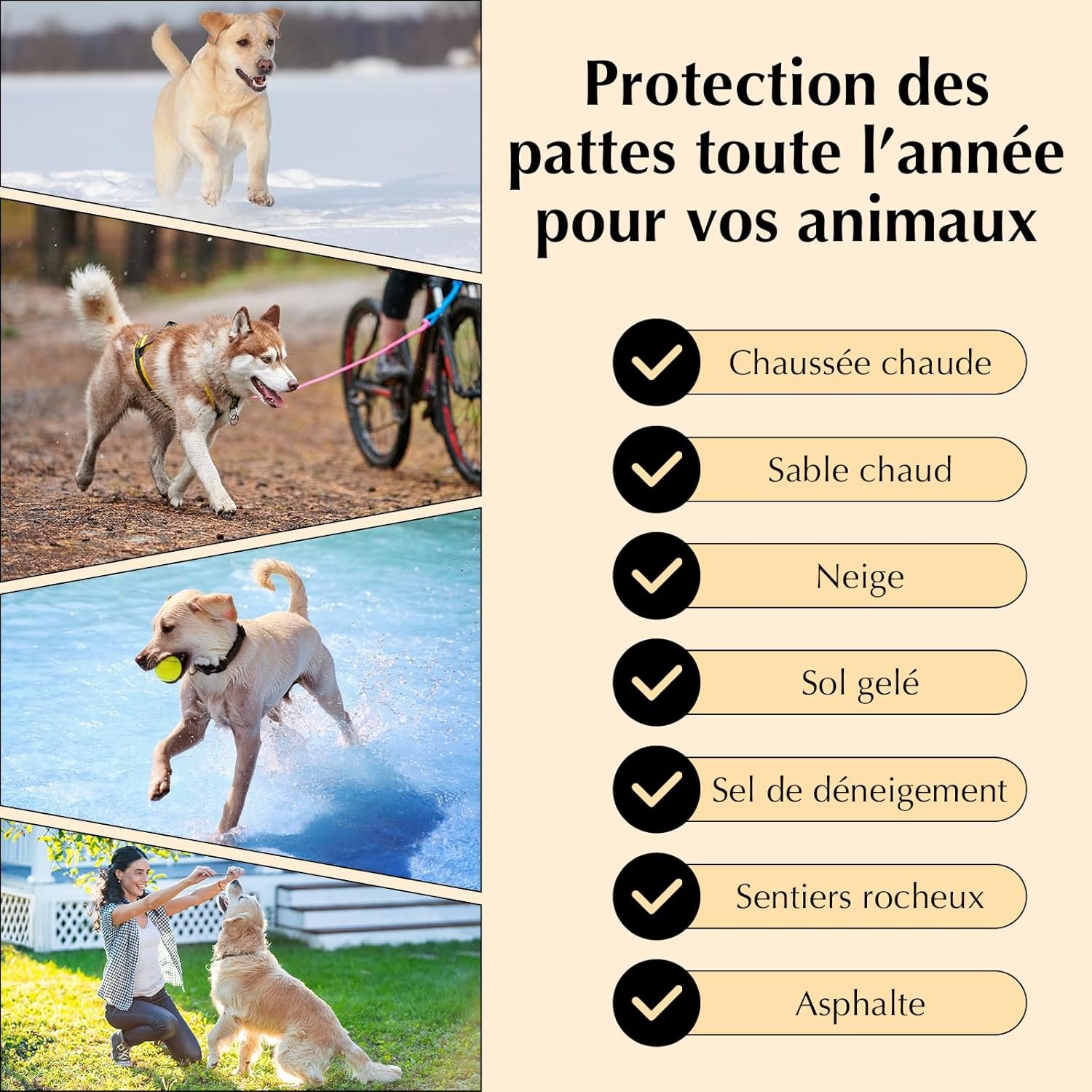 Baume Coussinet Chien 30g x 2-100% Bio & Naturel - Hydrate, Guérit, Protège Contre Neige, Sel, Pattes Craquelées & Nez - Creme Coussinet Chien - Chien Accessoires pour Pattes Protections – Image 5
